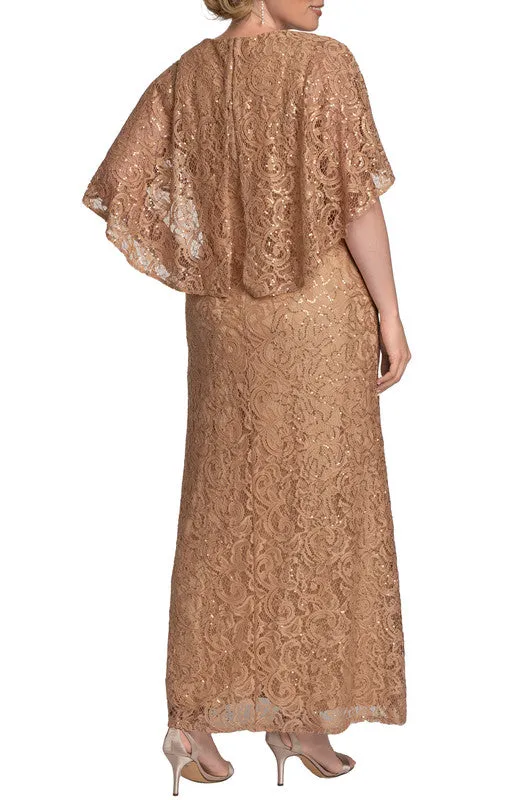 Celestial Cape Sleeve Gown - Plus sold by Dress Barn product image thumbnail 2