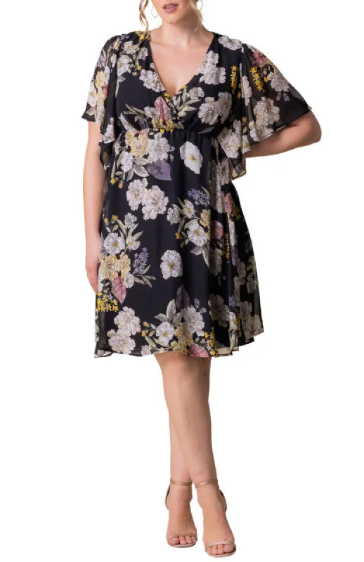 Florence Flutter Sleeve Dress - Plus sold by Dress Barn
