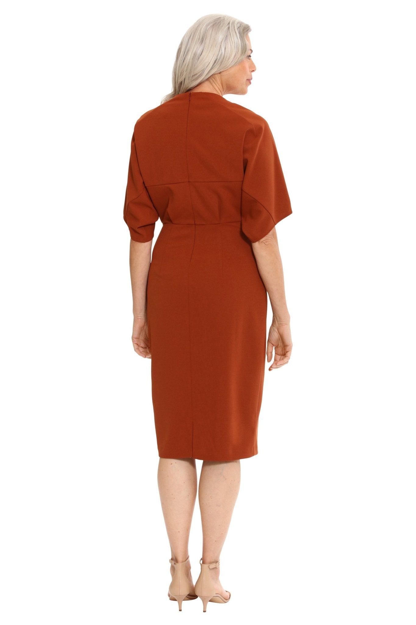 V-Neck Dolman Sleeve Sheath Dress sold by Dress Barn product image thumbnail 2