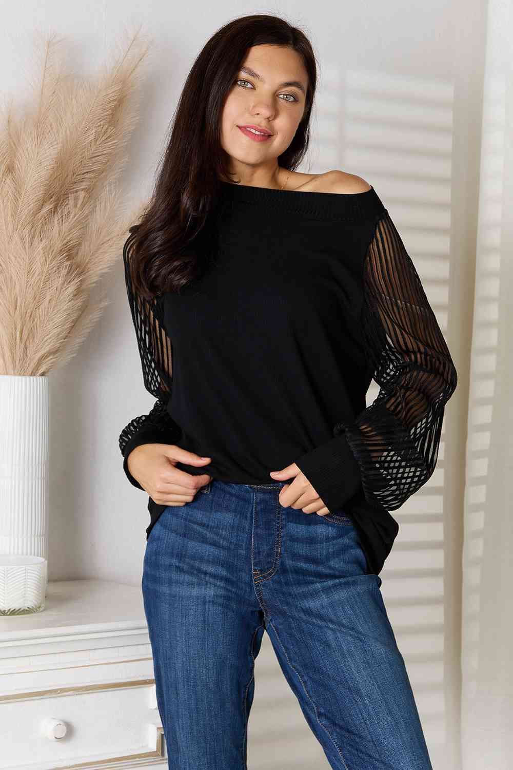 Raglan Sleeve Top - Plus sold by Dress Barn product image thumbnail 3