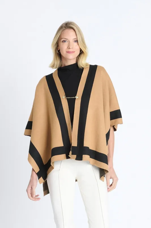 Colorblock Poncho sold by Dress Barn
