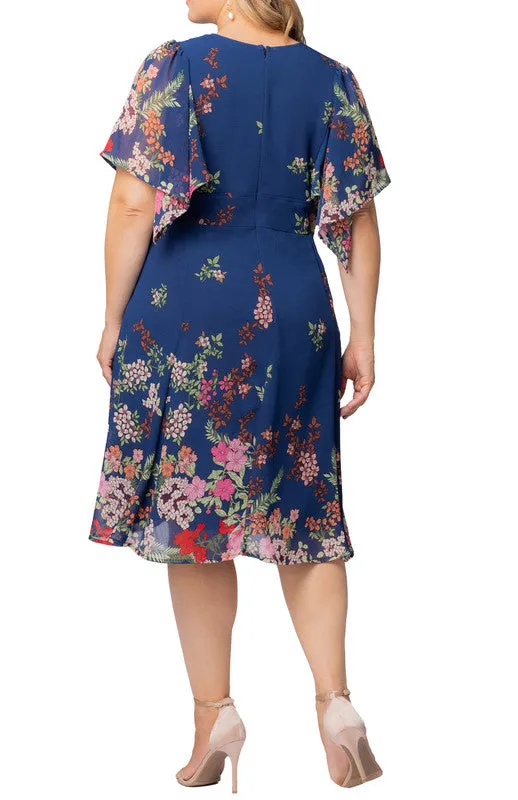 Twilight Garden Border Breezy Border Print Cocktail Dress - Plus sold by Dress Barn product image thumbnail 2