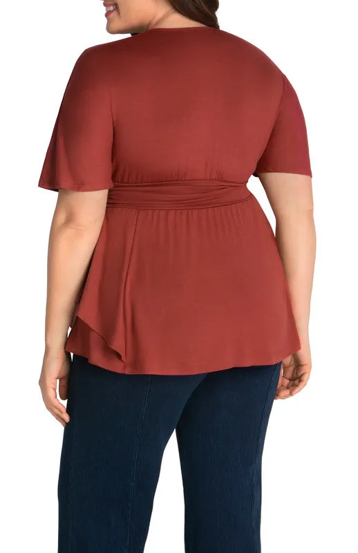 Terracotta Promenade Top - Plus sold by Dress Barn product image thumbnail 2