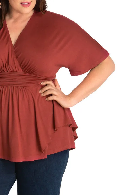 Terracotta Promenade Top - Plus sold by Dress Barn product image thumbnail 3