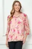 3/4 Knot Sleeve Front & Back Yoke Lined Blouse sold by Dress Barn