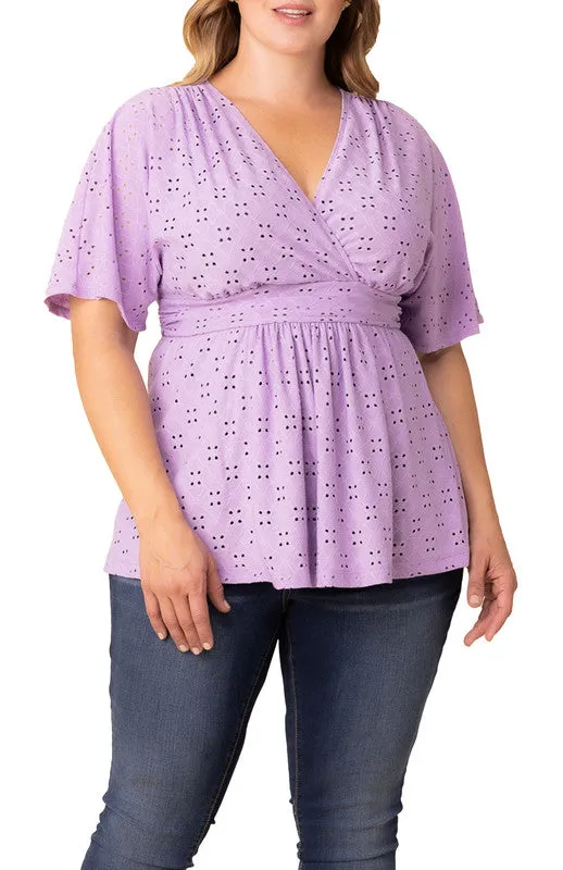 Sunny Day Eyelet Top - Plus sold by Dress Barn