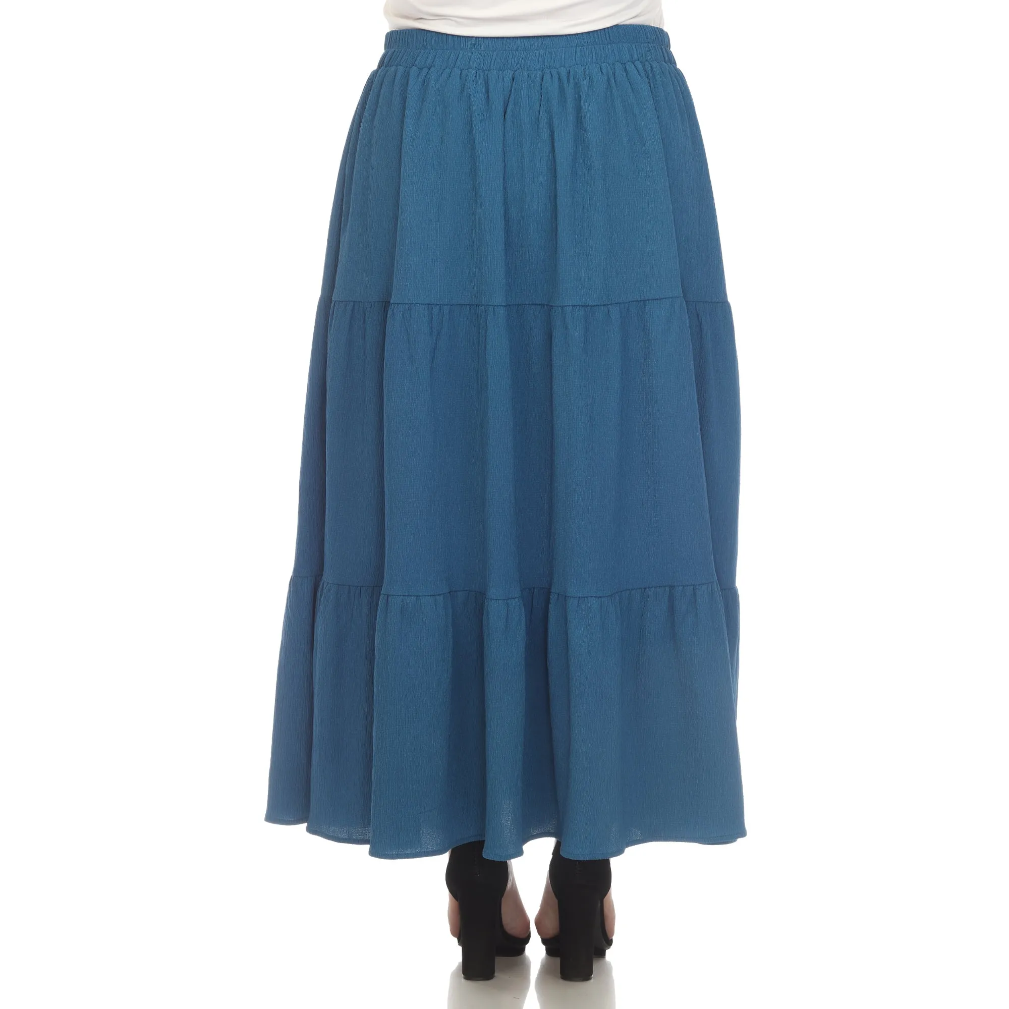 Pleated Tiered Maxi Skirt - Plus sold by Dress Barn product image thumbnail 2