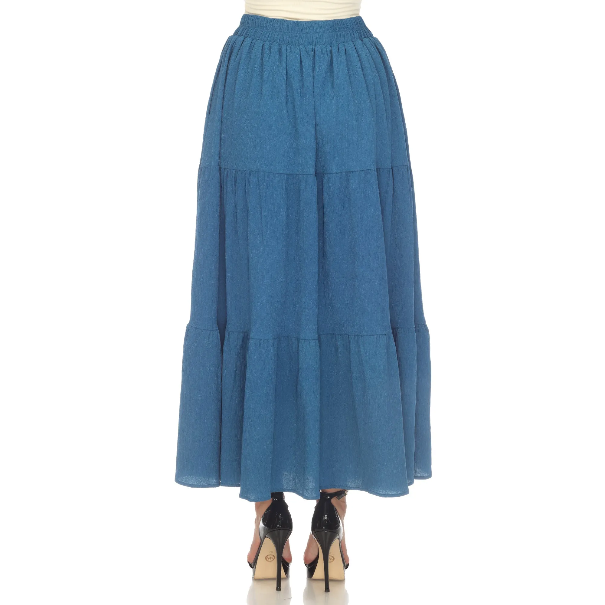 Pleated Tiered Maxi Skirt sold by Dress Barn product image thumbnail 3