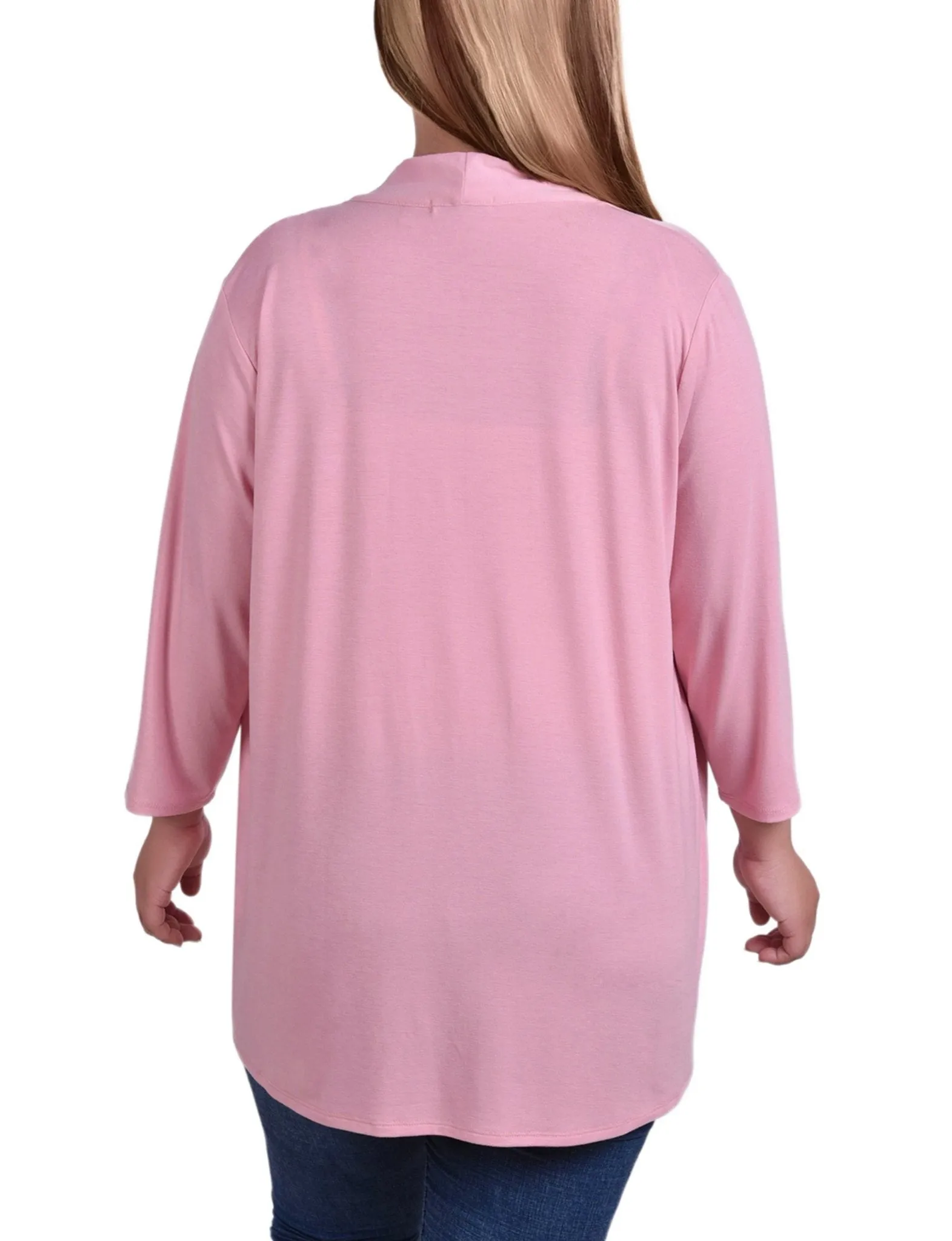 Bridal Rose 3/4 Sleeve Solid Cardigan - Plus sold by Dress Barn product image thumbnail 4