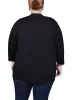 Black Solid 3/4 Sleeve Cardigan - Plus sold by Dress Barn