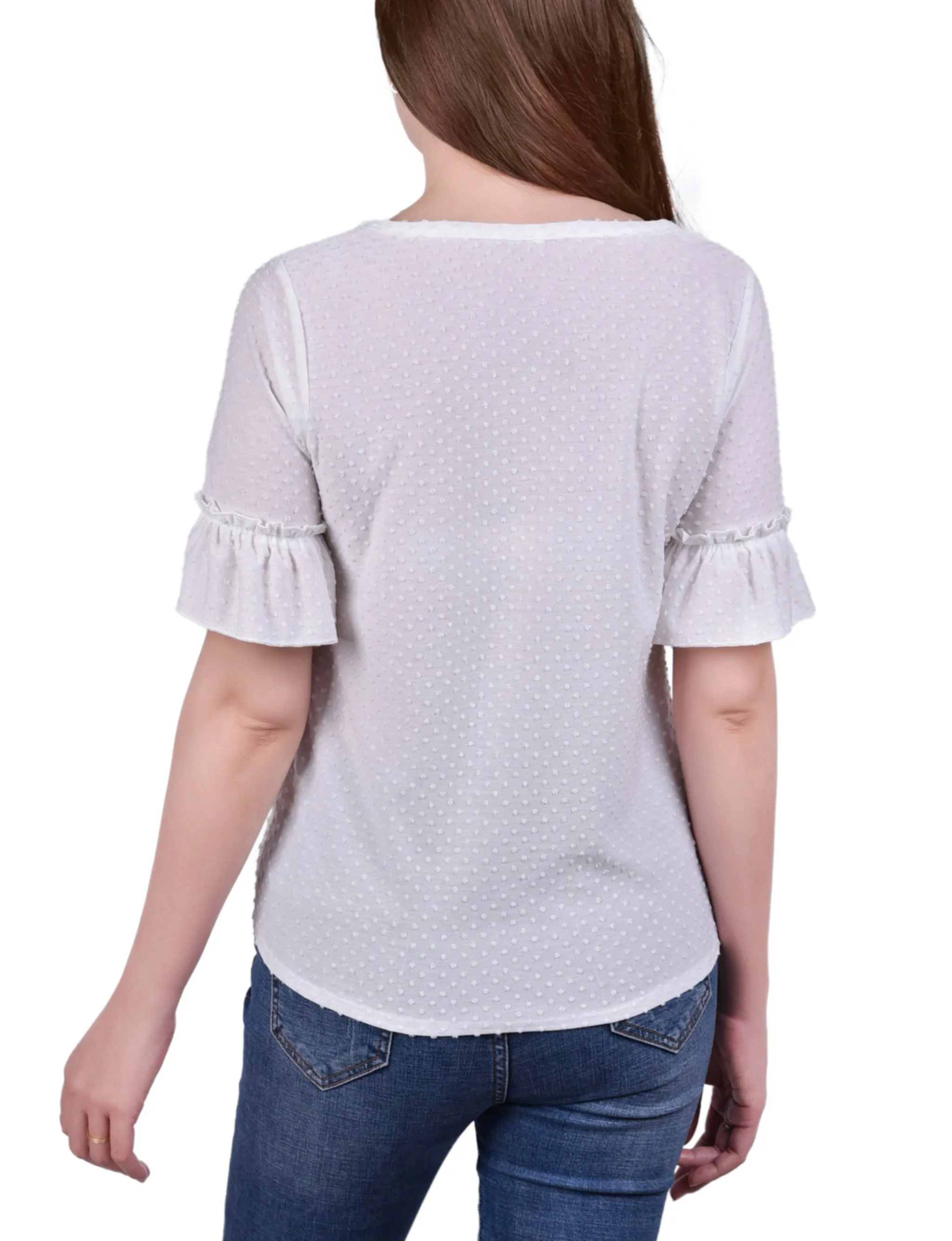 Ivory Bell Sleeve Top - Petite sold by Dress Barn product image thumbnail 3