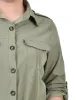 Oil Green 3/4 Sleeve Roll Tab Blouse sold by Dress Barn