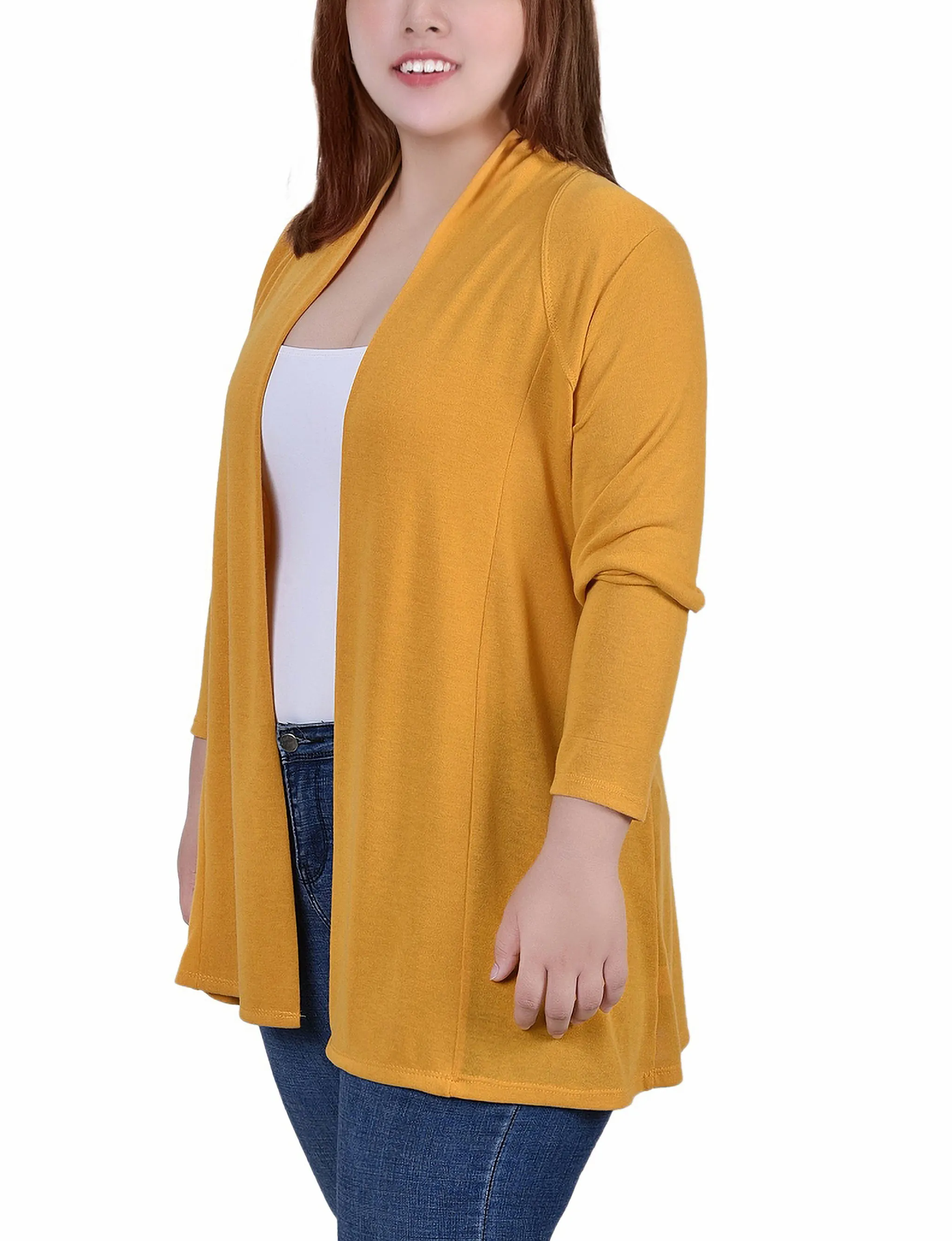 Samoan Sun Long Sleeve Cardigan - Plus sold by Dress Barn product image thumbnail 2
