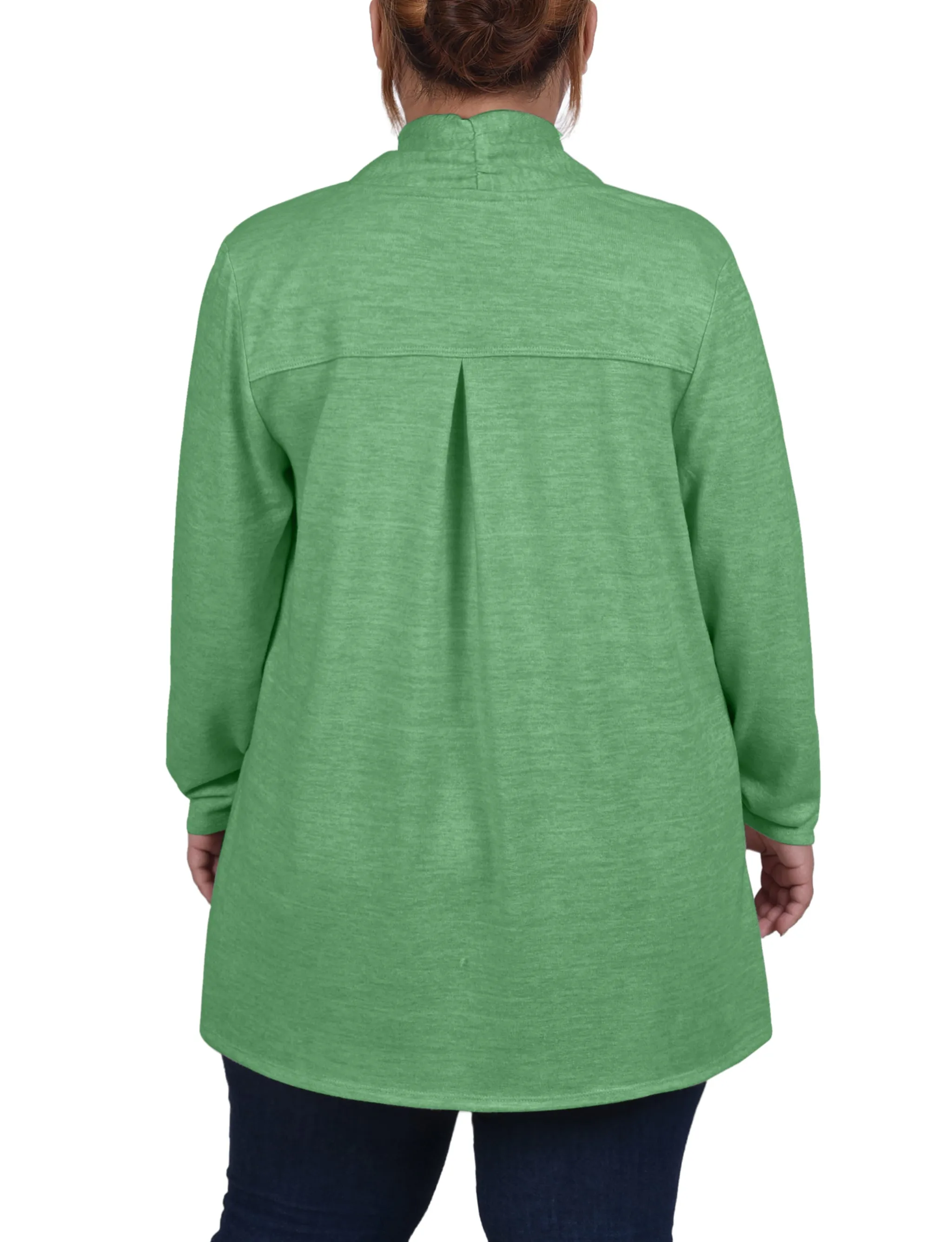 Zephyr Green Long Sleeve Cardigan - Plus sold by Dress Barn product image thumbnail 4