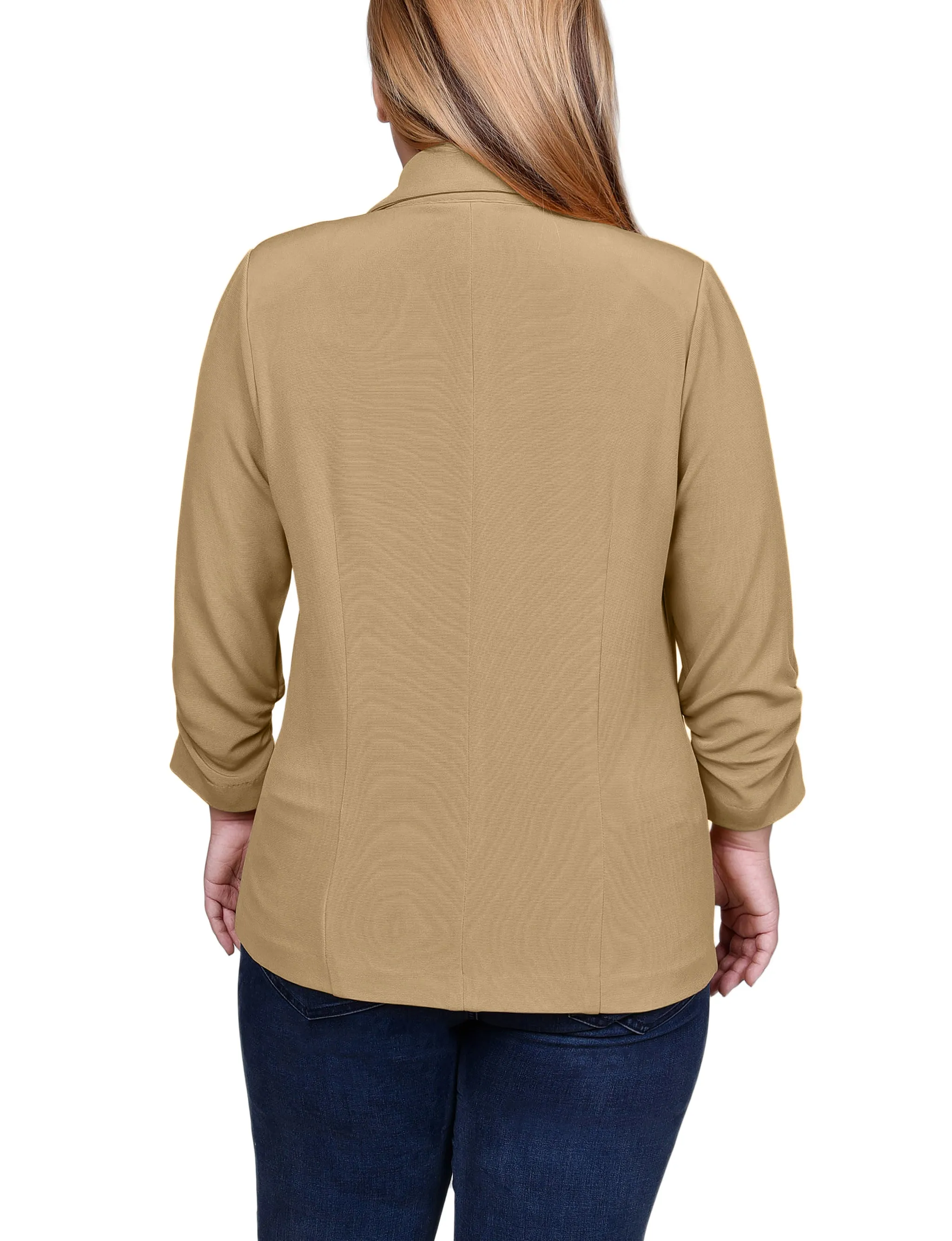 Nomad Long Sleeve Scuba Crepe Jacket - Plus sold by Dress Barn product image thumbnail 4