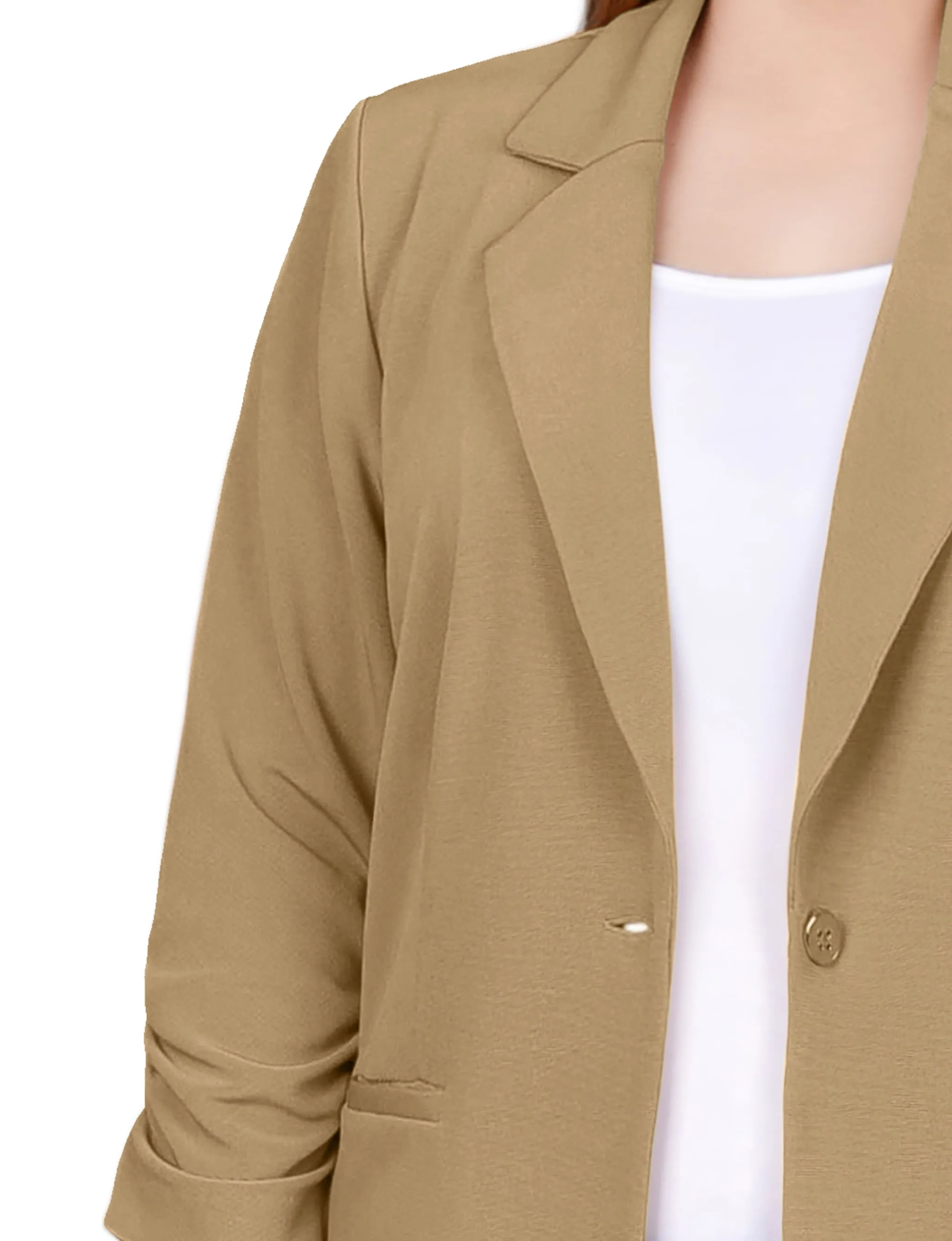 Nomad Long Sleeve Scuba Crepe Jacket - Plus sold by Dress Barn product image thumbnail 3