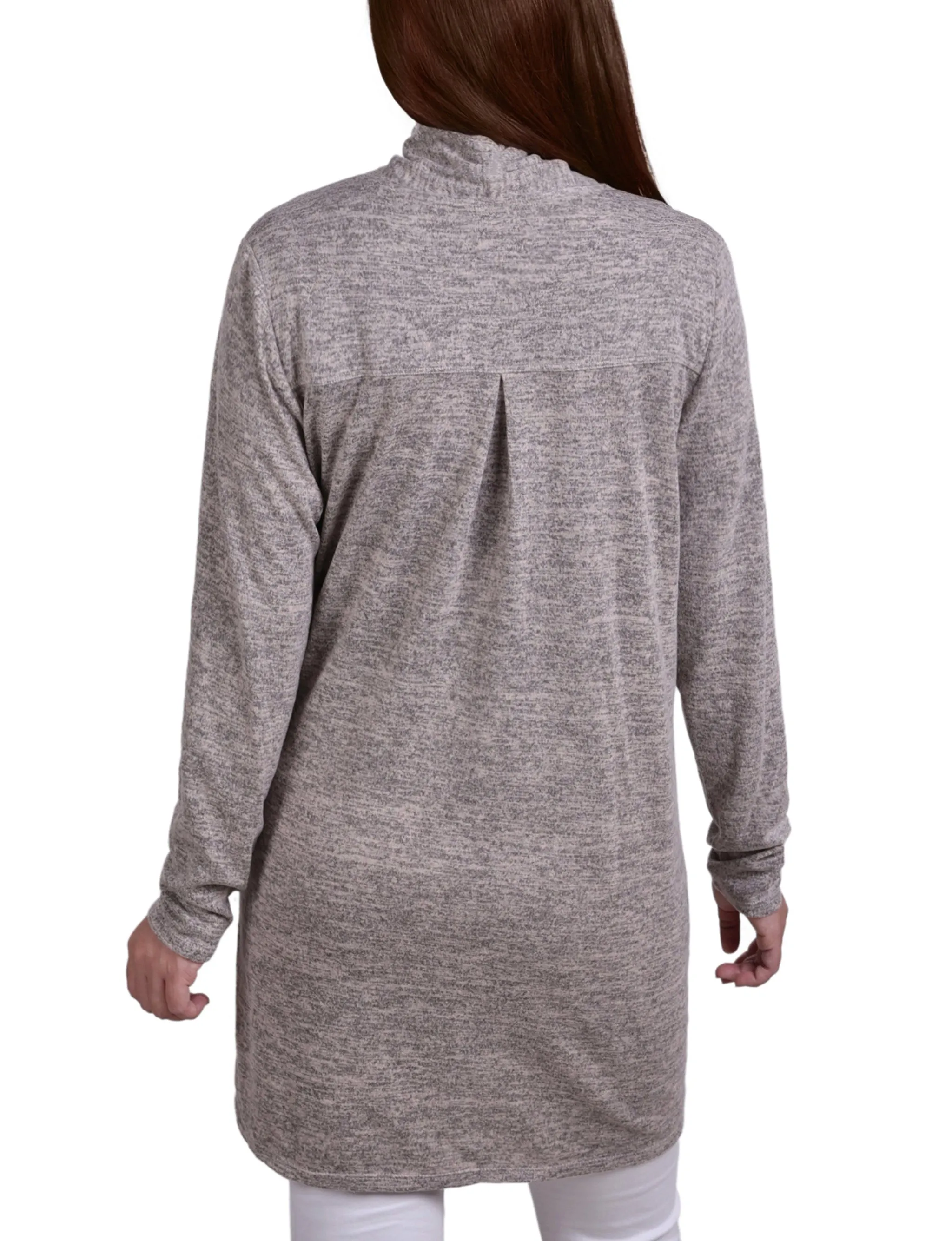 Shadow Grey Long Sleeve Cardigan sold by Dress Barn product image thumbnail 4