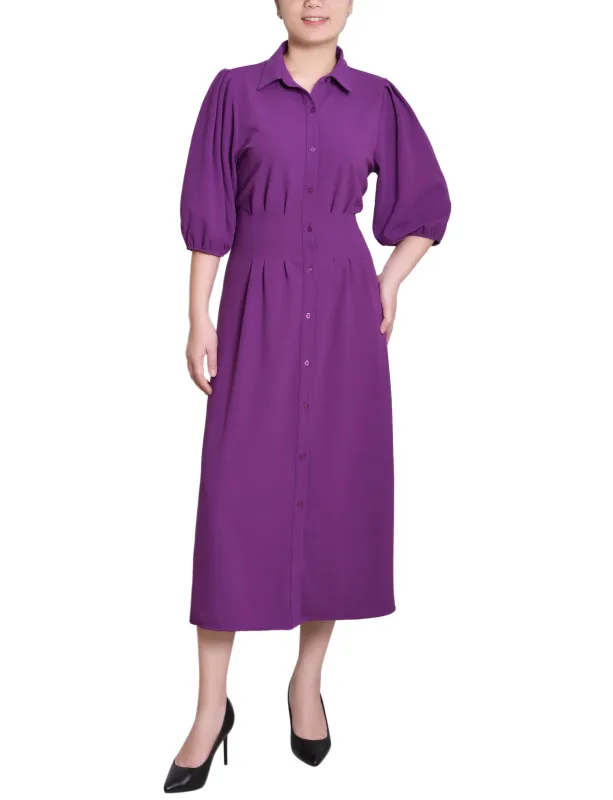 Orchid Elbow Sleeve Midi Dress sold by Dress Barn