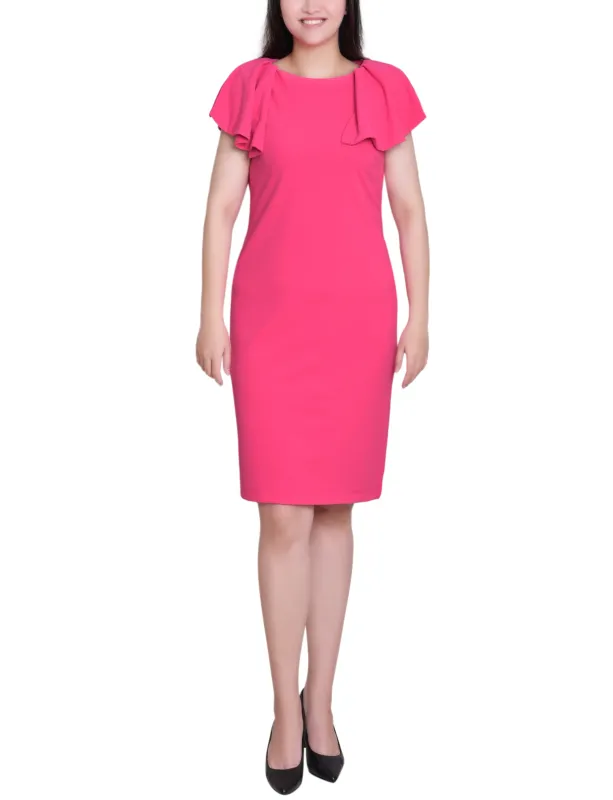 Havana Pink Flutter Sleeve Sheath Dress sold by Dress Barn