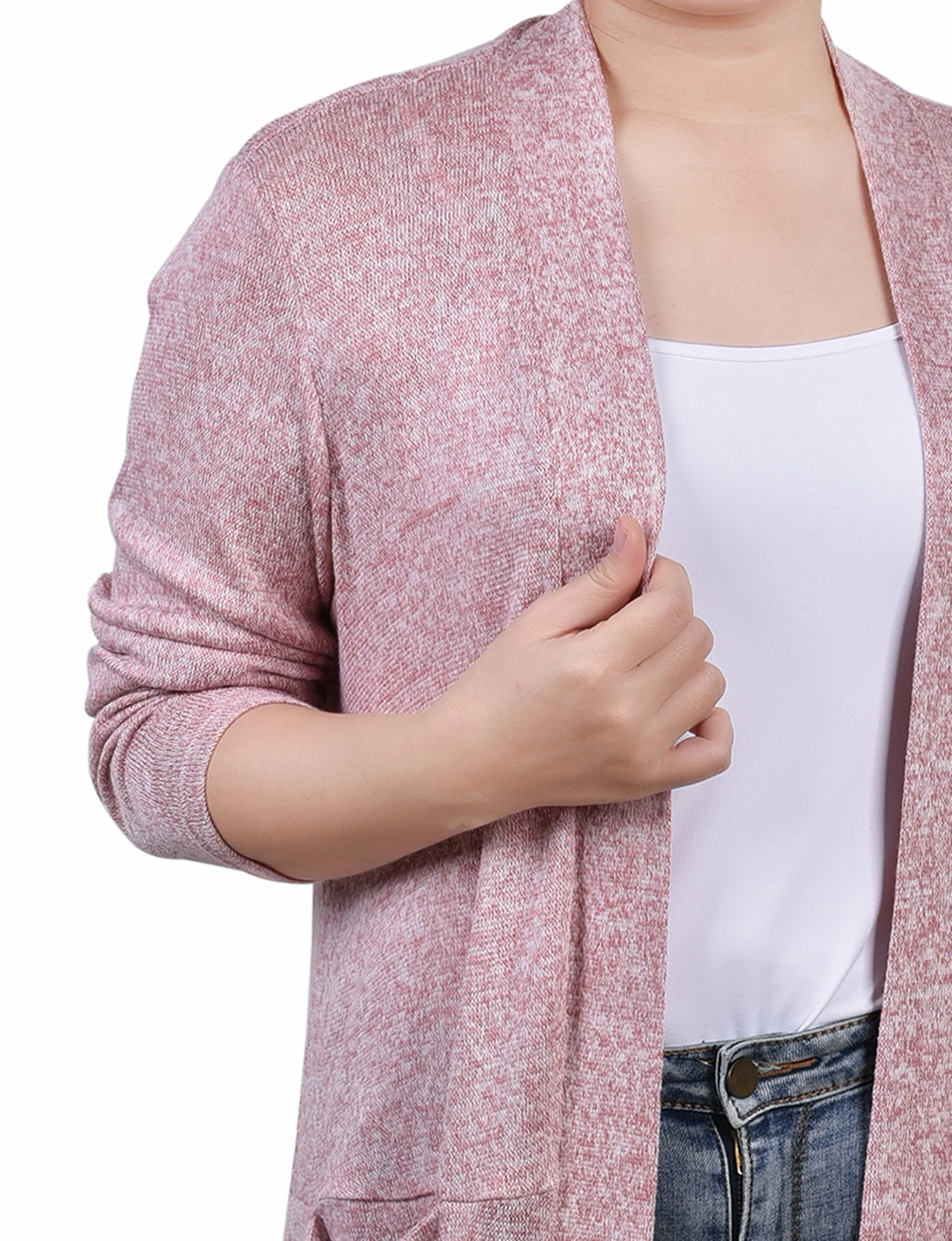 Peach Long Sleeve Cardigan sold by Dress Barn product image thumbnail 2