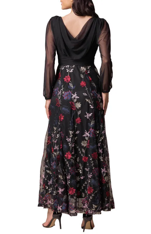 Isabella Embroidered Mesh Gown sold by Dress Barn product image thumbnail 2