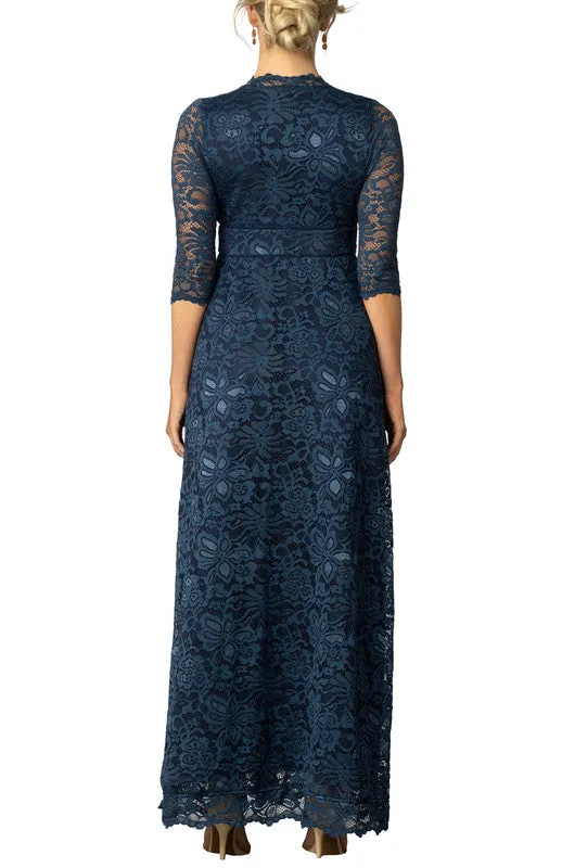 Maria Lace Evening Gown - Nocturnal Navy sold by Dress Barn product image thumbnail 2