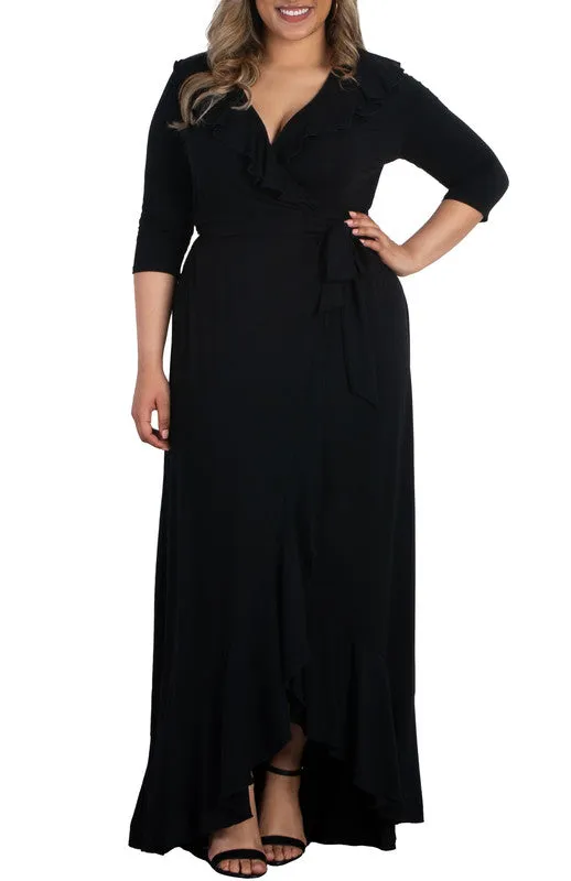 Maritime Maxi Dress - Black Noir - Plus sold by Dress Barn