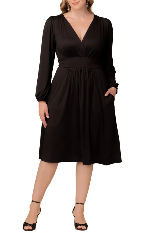 Diana Long Sleeve Midi Dress - Plus sold by Dress Barn
