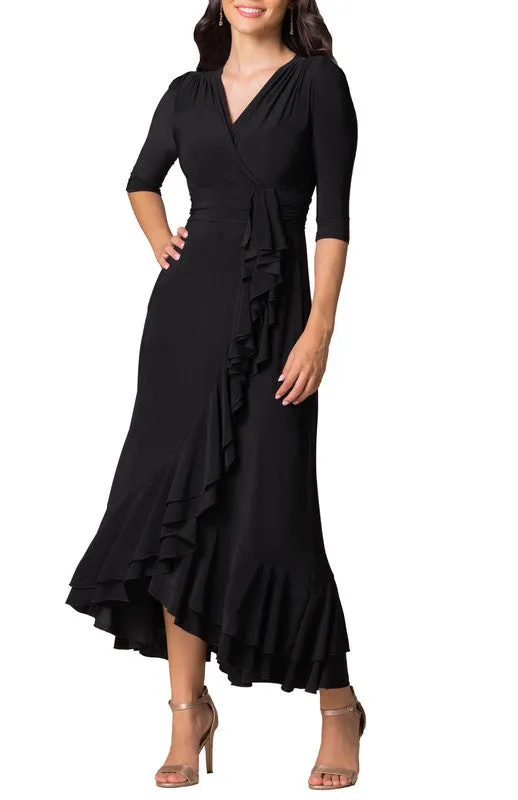 Veronica Ruffle Evening Gown sold by Dress Barn