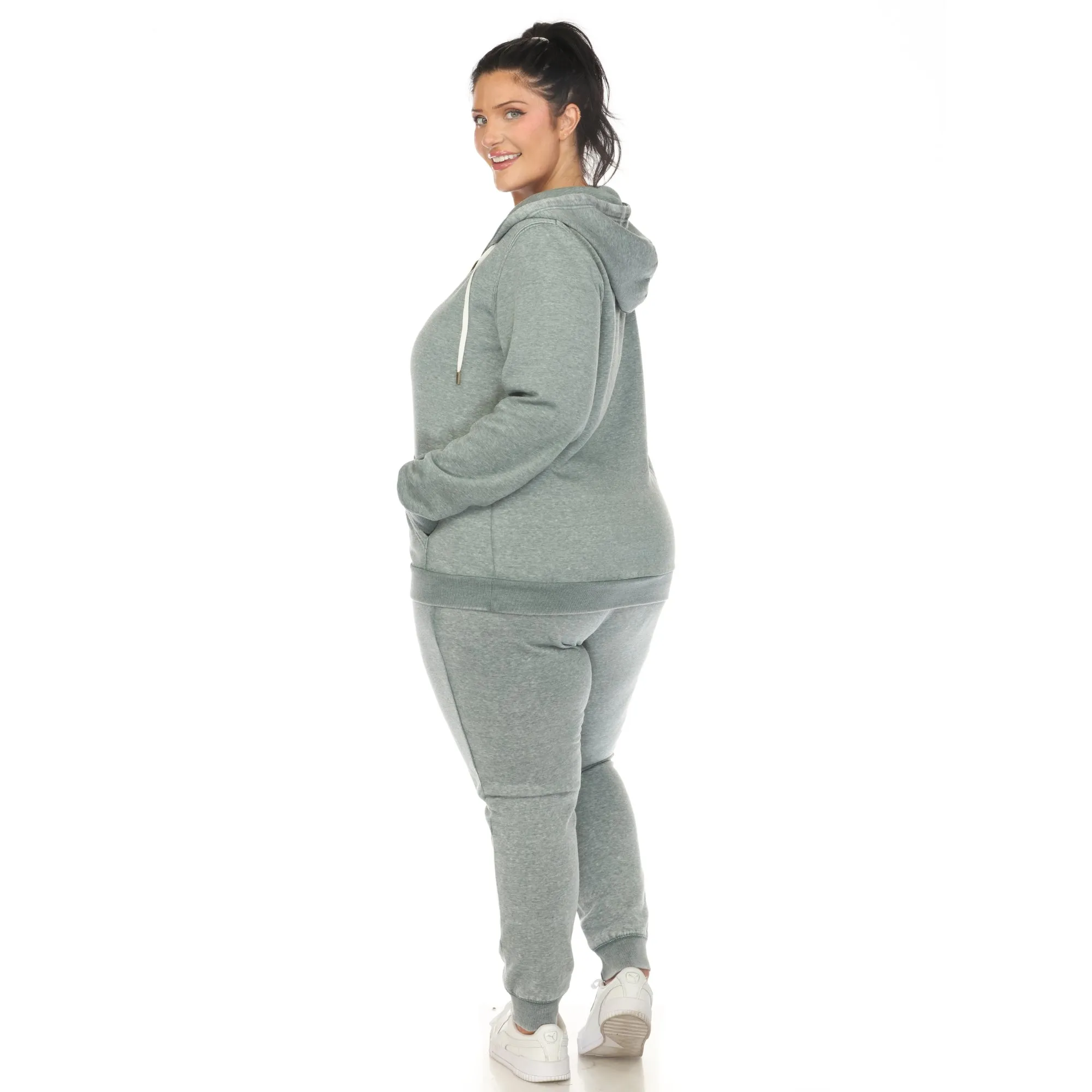 Burnout Jogger Set - Plus sold by Dress Barn product image thumbnail 2