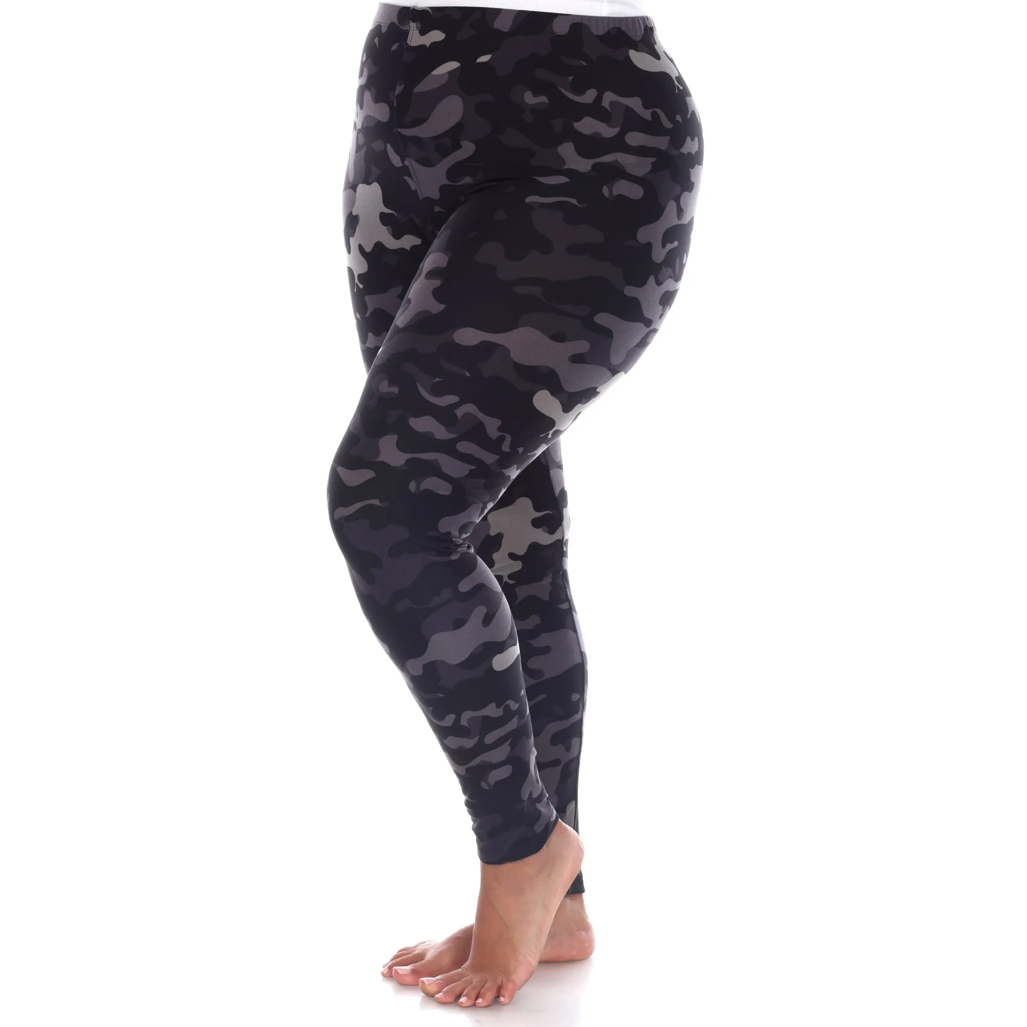 Super Soft Camo Printed Leggings - Plus sold by Dress Barn product image thumbnail 3