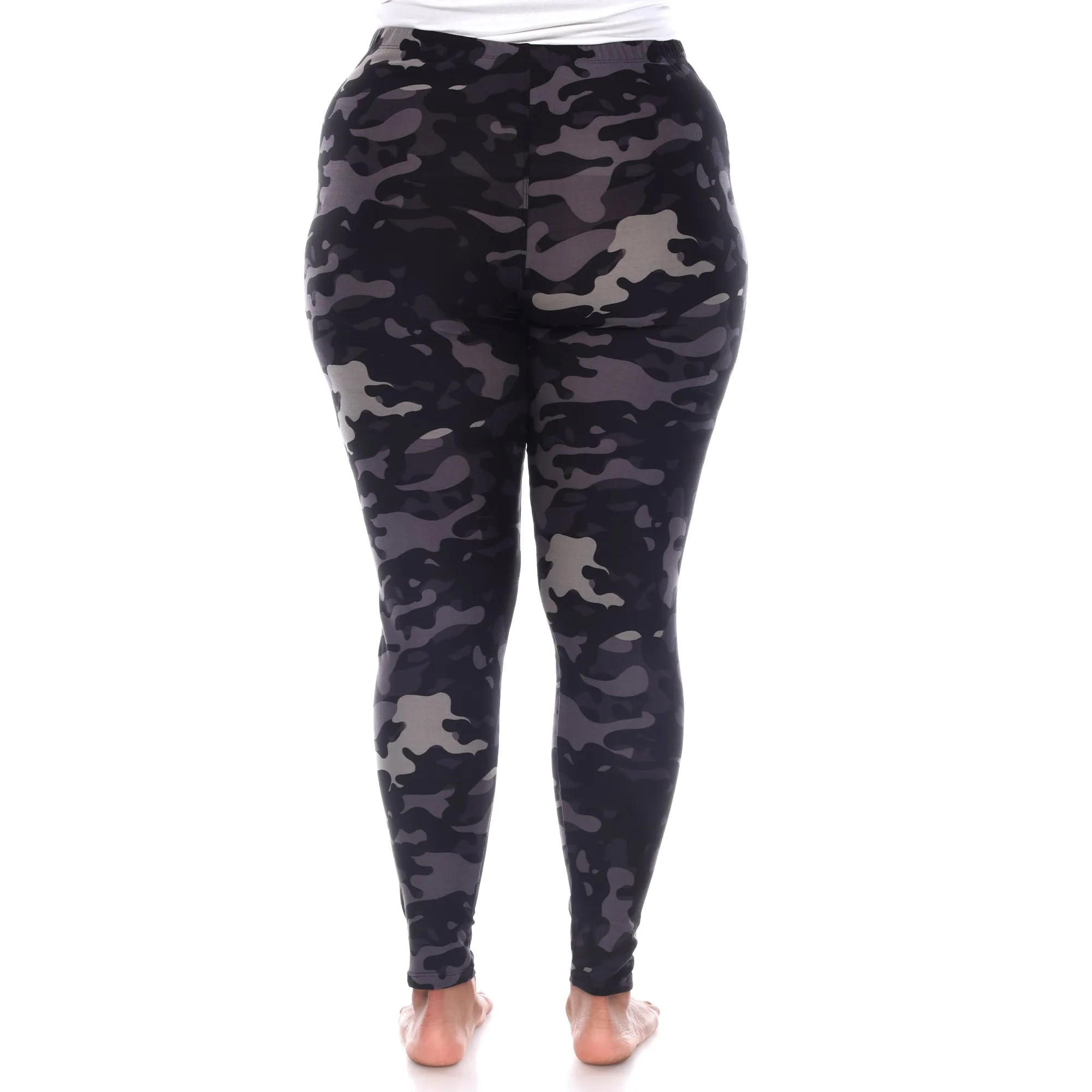 Super Soft Camo Printed Leggings - Plus sold by Dress Barn product image thumbnail 4