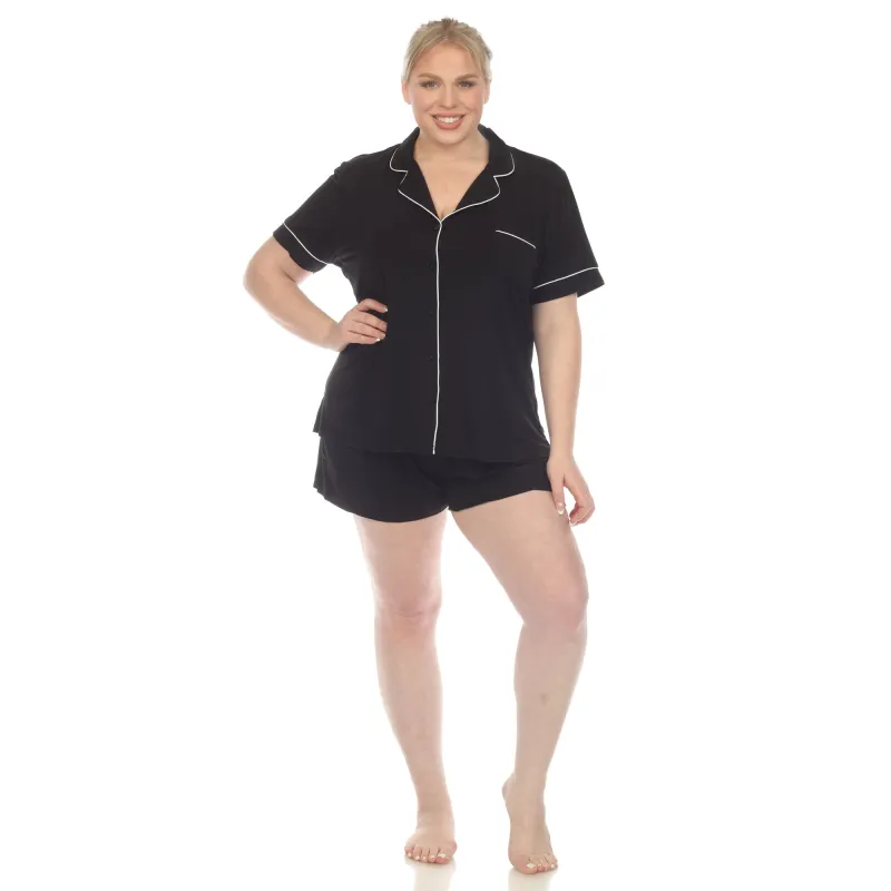 Short Sleeve Bamboo Pajama Set - Plus sold by Dress Barn