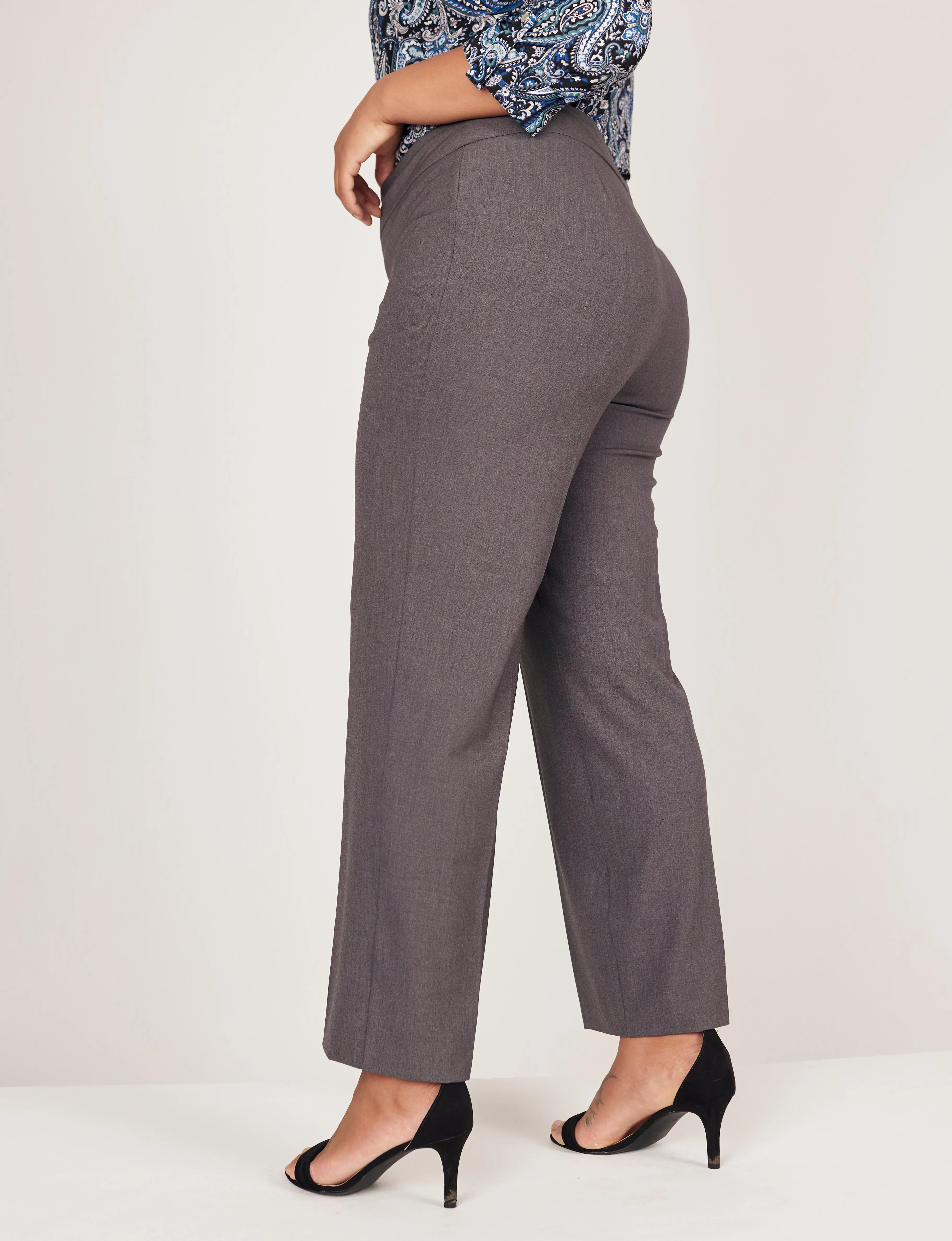 Roz & Ali™ Secret Agent Pull On Tummy Control Pants, Plus sold by Dress Barn product image thumbnail 2