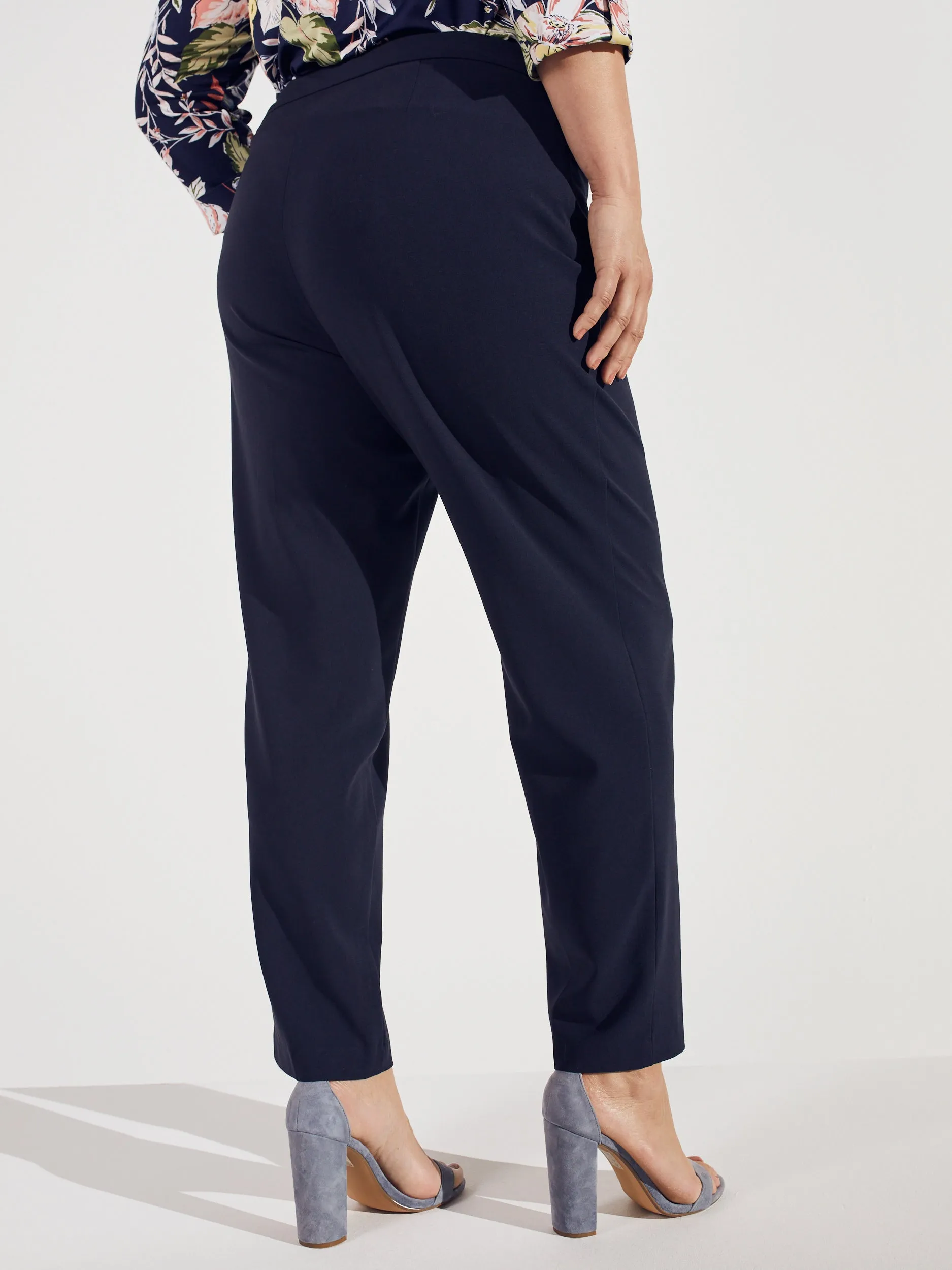 Roz & Ali™ Secret Agent Pull On Tummy Control Pants With L Pockets, Plus sold by Dress Barn product image thumbnail 4