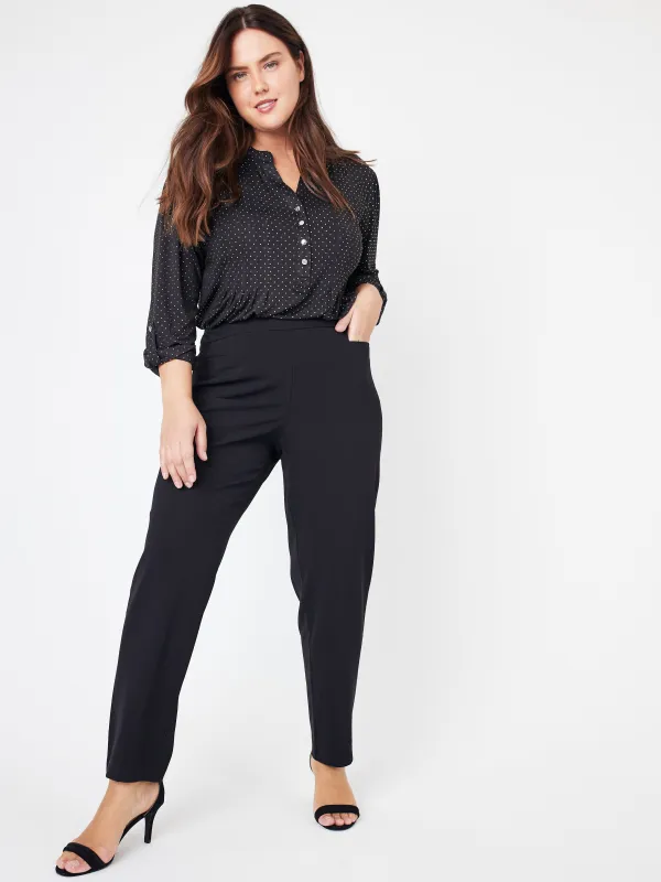 Roz & Ali™ Secret Agent Pull On Tummy Control Pants With L Pockets, Short Length Plus sold by Dress Barn