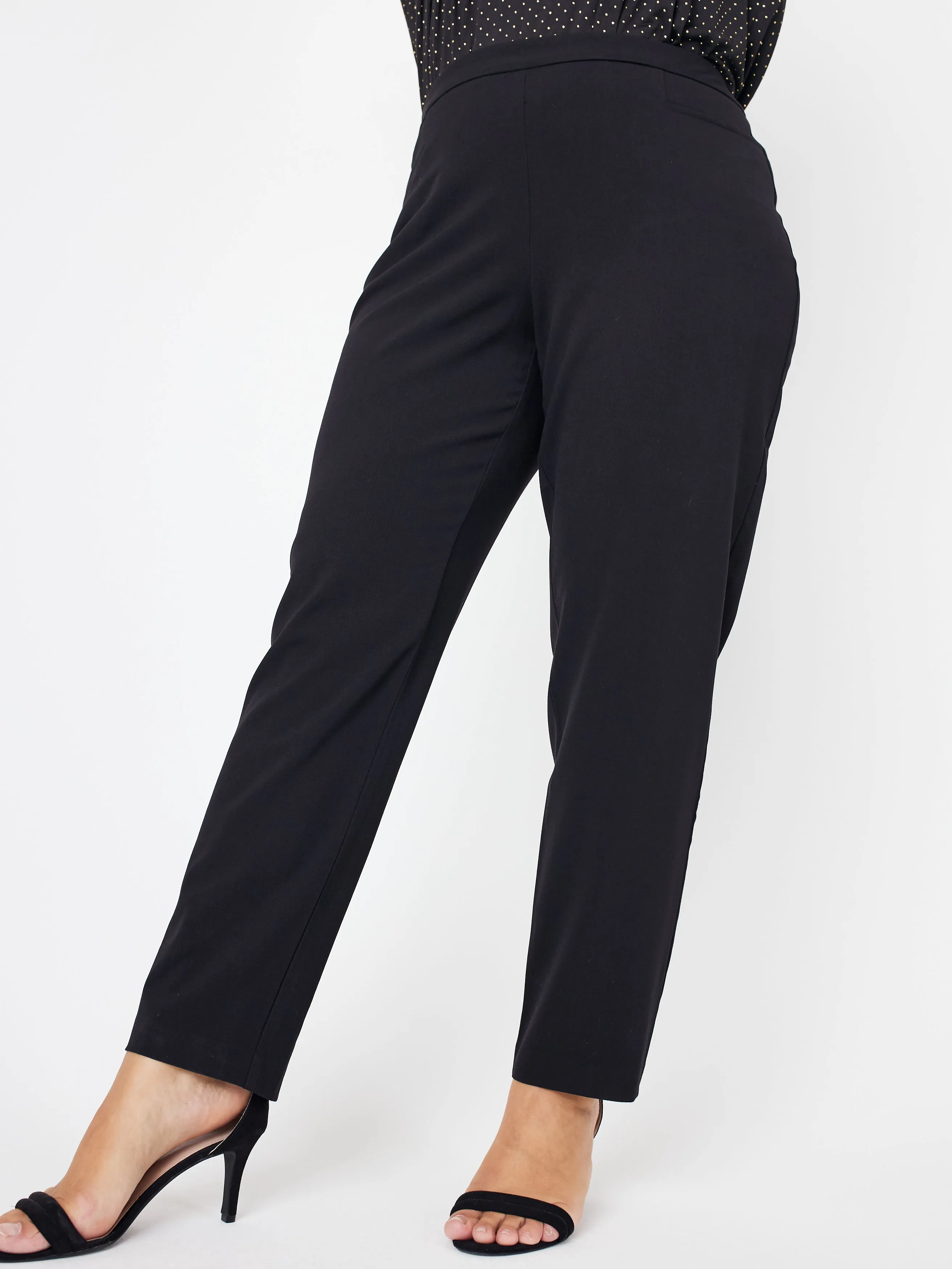 Roz & Ali™ Secret Agent Pull On Tummy Control Pants With L Pockets, Short Length Plus sold by Dress Barn product image thumbnail 2