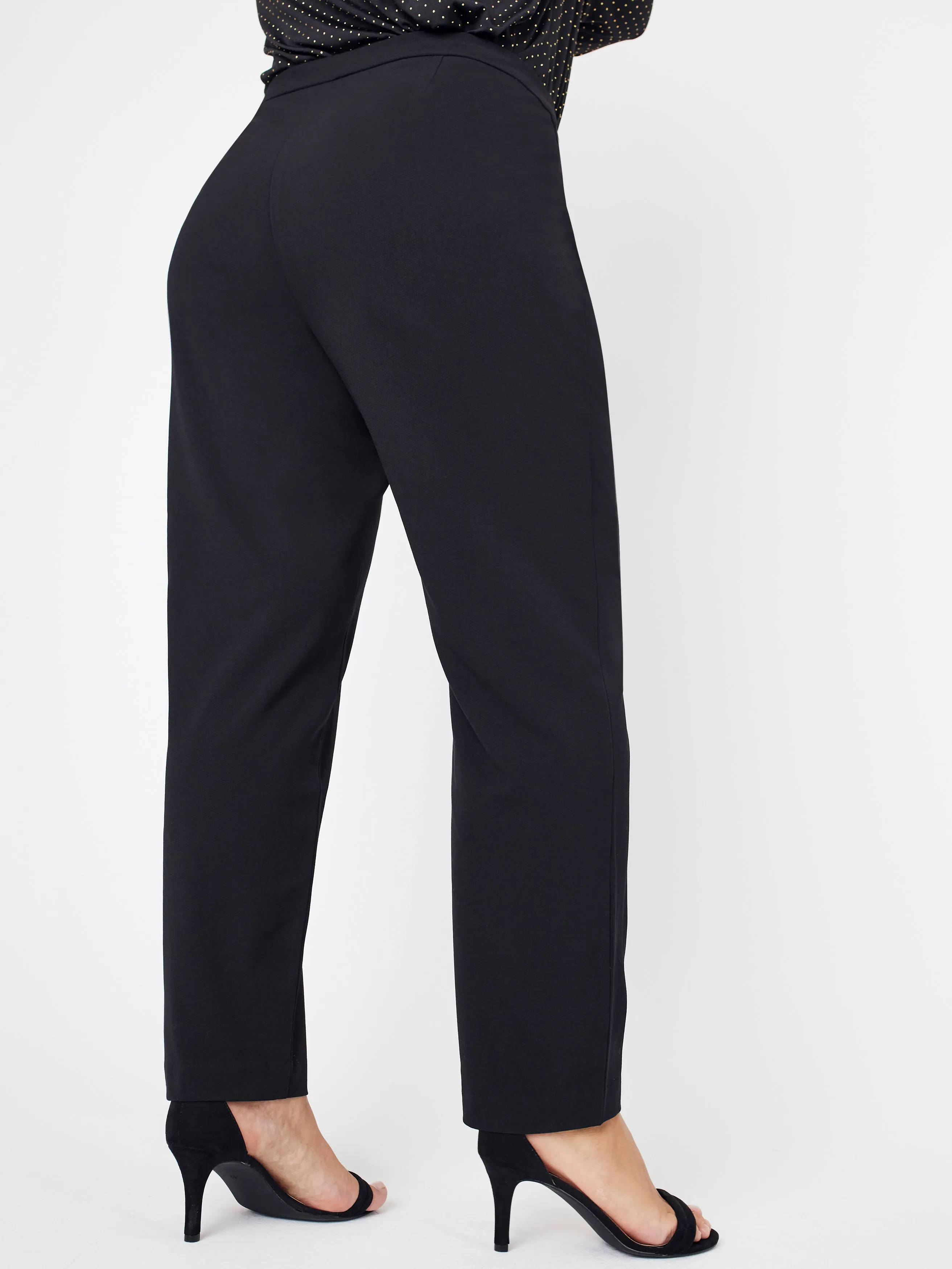 Roz & Ali™ Secret Agent Pull On Tummy Control Pants With L Pockets, Short Length Plus sold by Dress Barn product image thumbnail 3