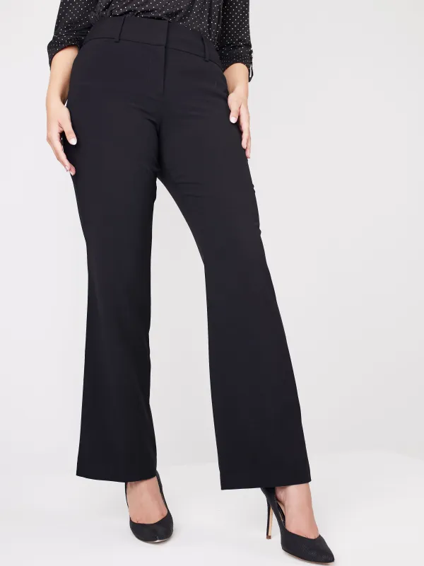 Roz & Ali™ Secret Agent Trouser With Cateye Pockets And Zipper, Short Length Plus sold by Dress Barn