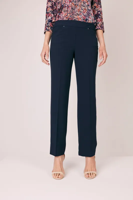 Roz & Ali™ Secret Agent Pull On Tummy Control Pants Cateye Pockets with Rivets sold by Dress Barn