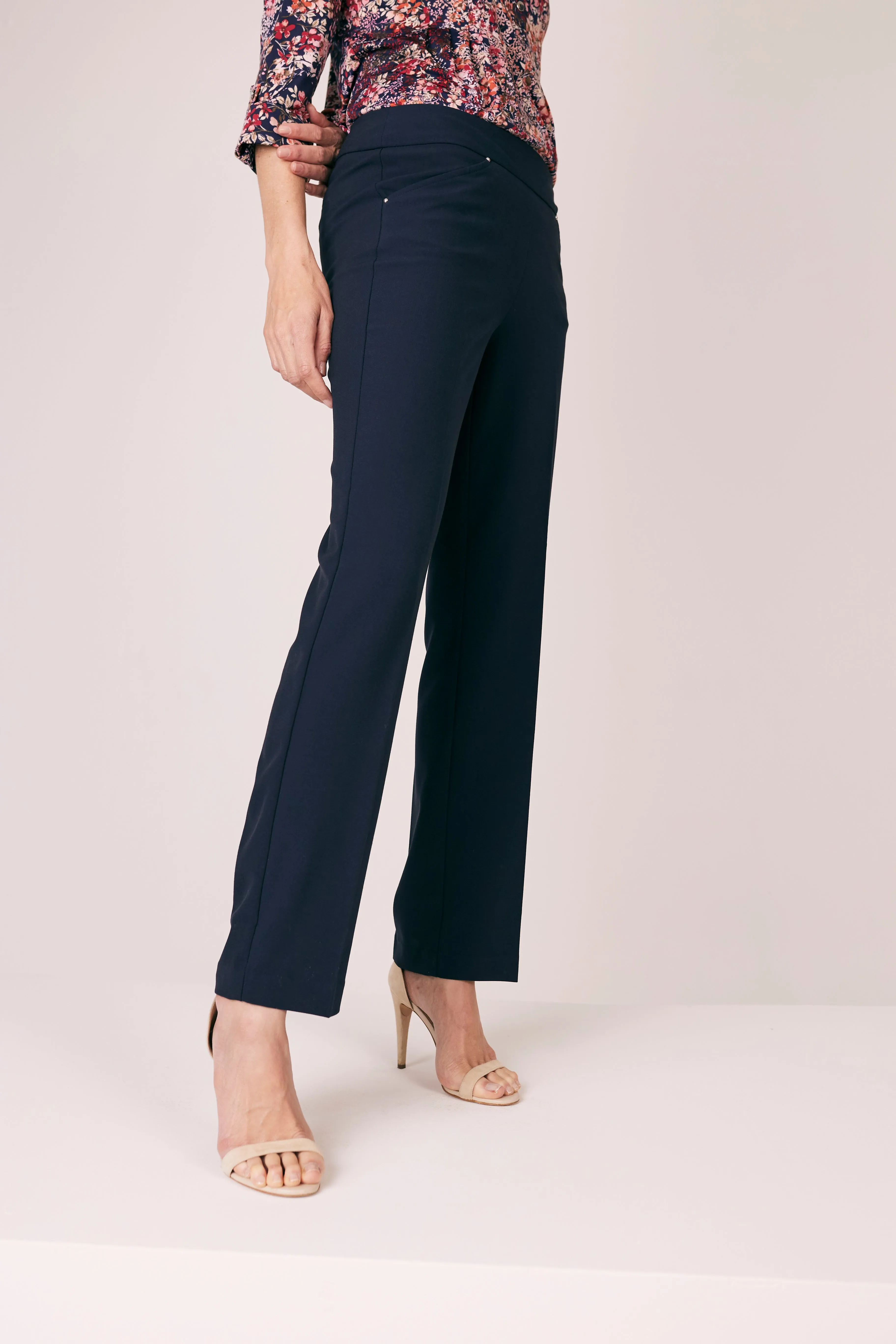 Roz & Ali™ Secret Agent Pull On Tummy Control Pants Straight Leg sold by Dress Barn product image thumbnail 4