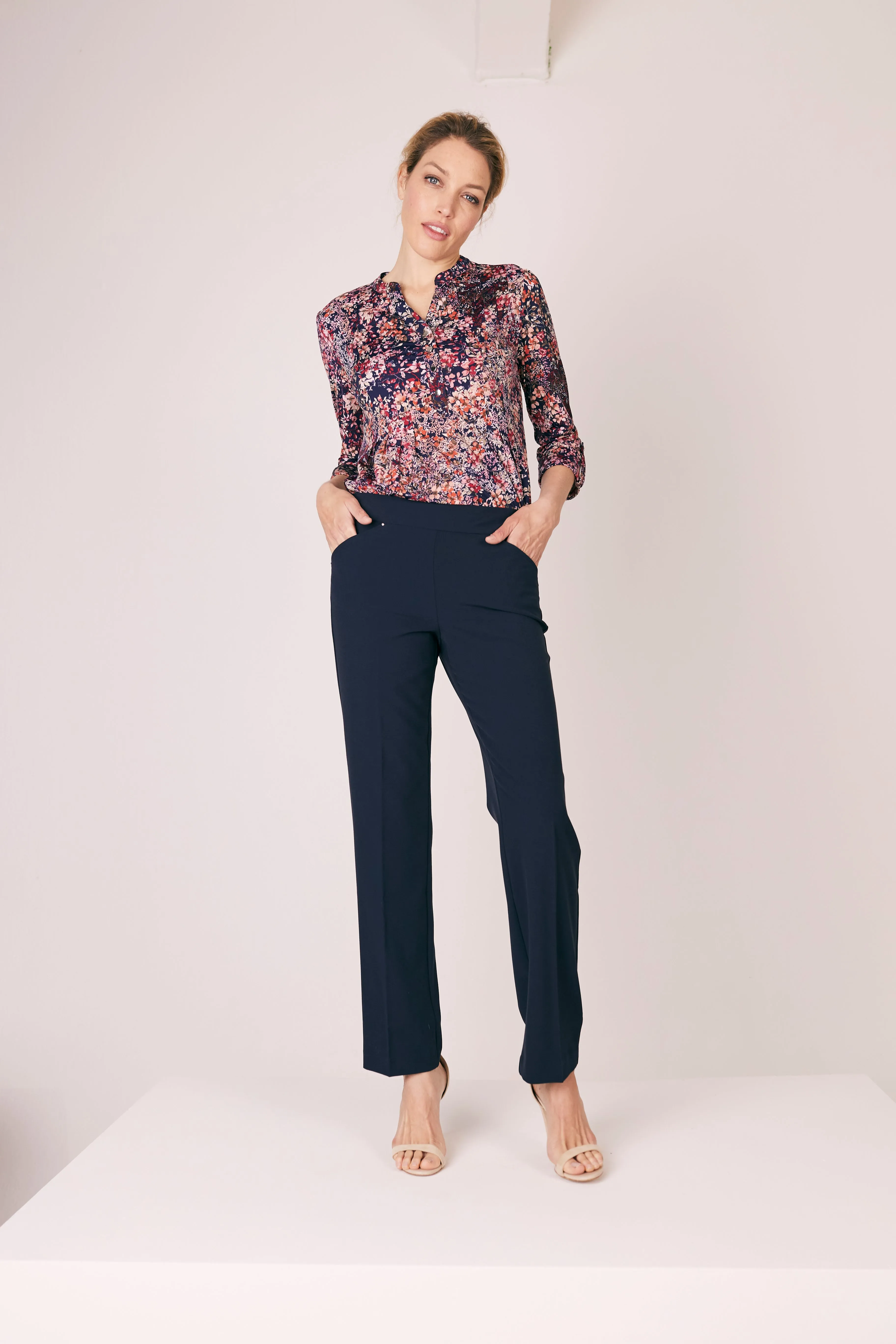 Roz & Ali™ Secret Agent Pull On Tummy Control Pants Straight Leg sold by Dress Barn product image thumbnail 2