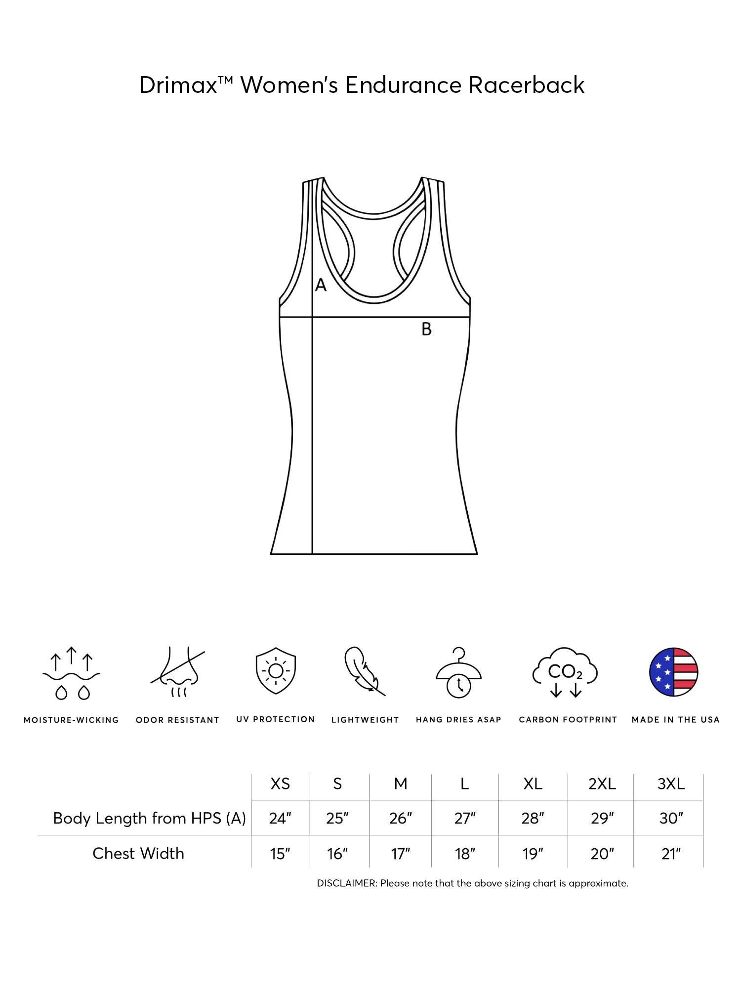 DriMax Performance Racerback Tank Top - Plus sold by Dress Barn product image thumbnail 4