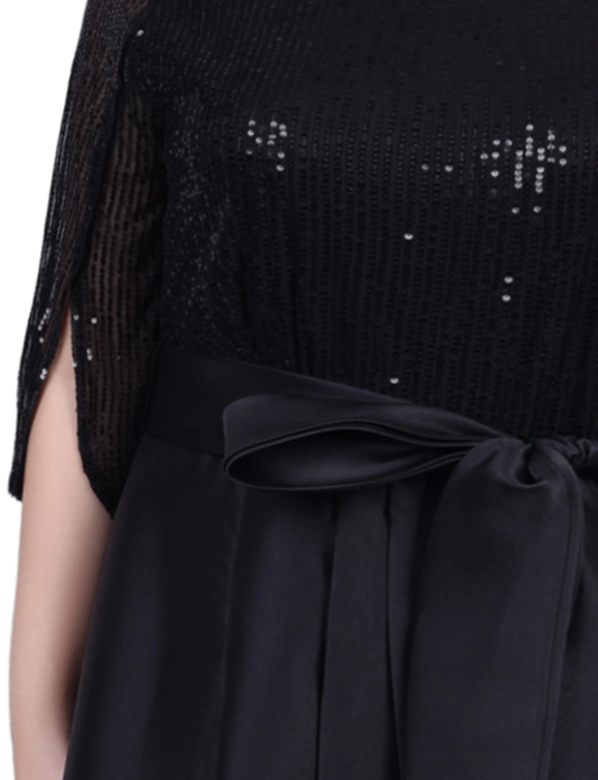 NY Collection Plus Size Sequin and Jacquard Holiday Dress sold by Dress Barn product image thumbnail 2
