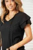 Flutter Sleeve Top - Plus sold by Dress Barn