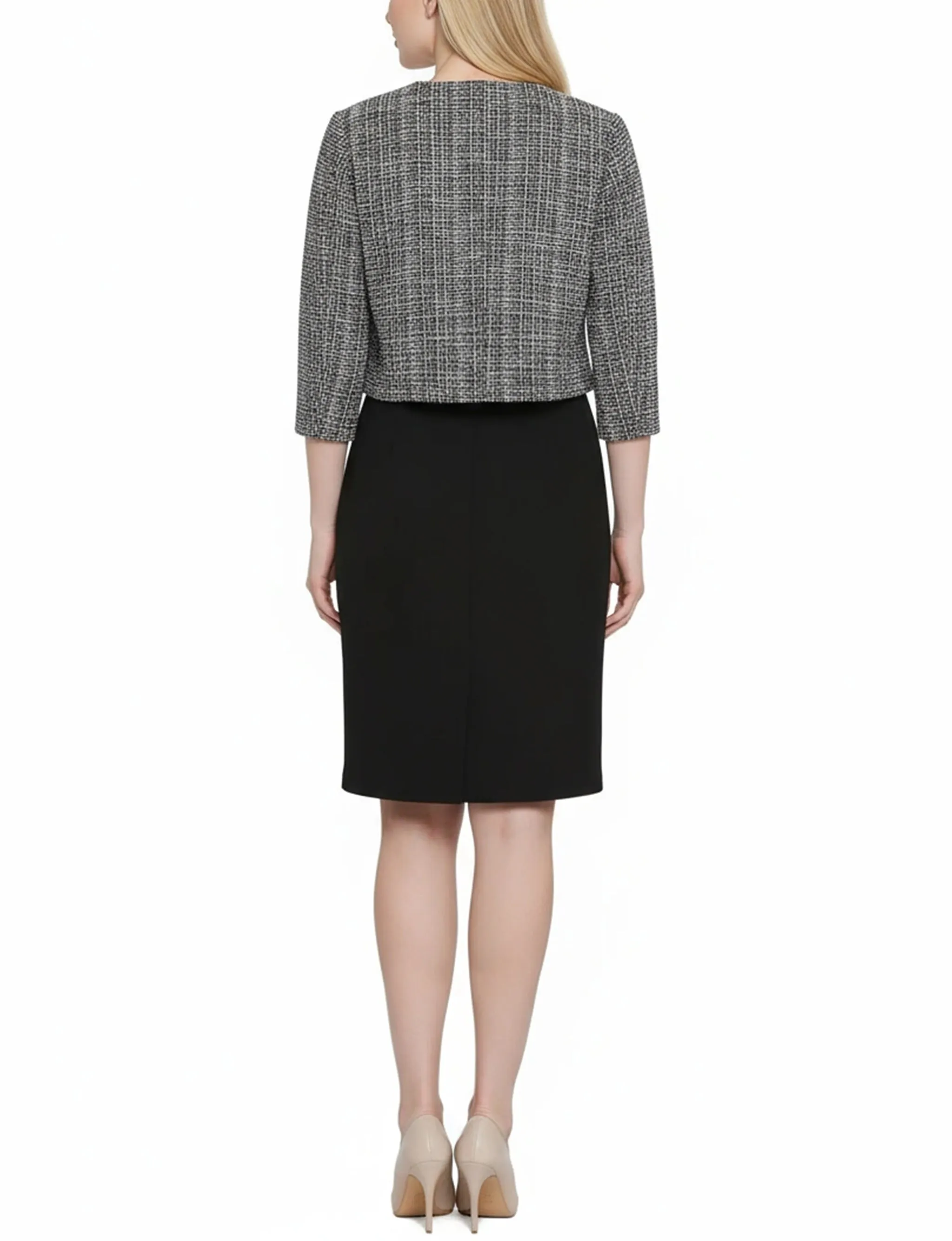 NY Collection 2 Piece Jacket and Dress Set sold by Dress Barn product image thumbnail 4