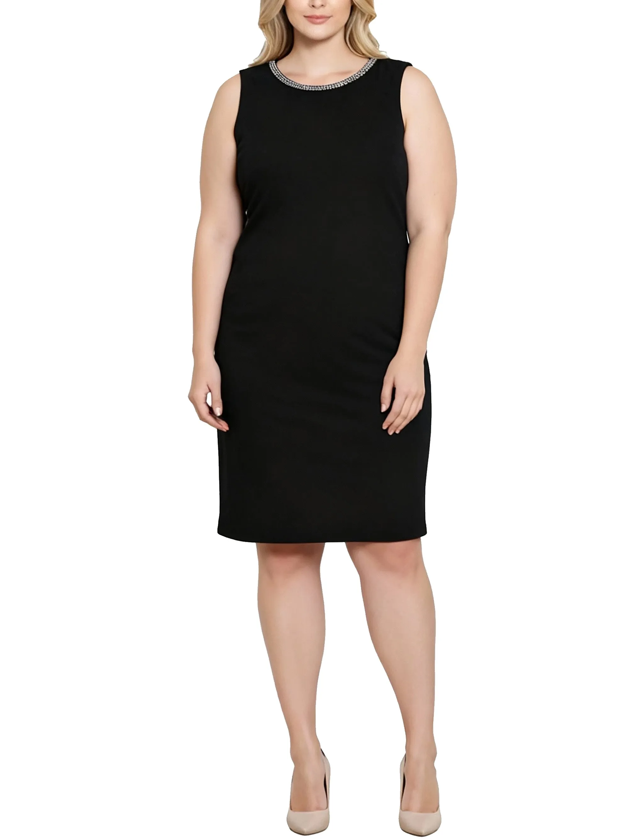 NY Collection Plus Size 2 Piece Jacket and Dress Set sold by Dress Barn product image thumbnail 5