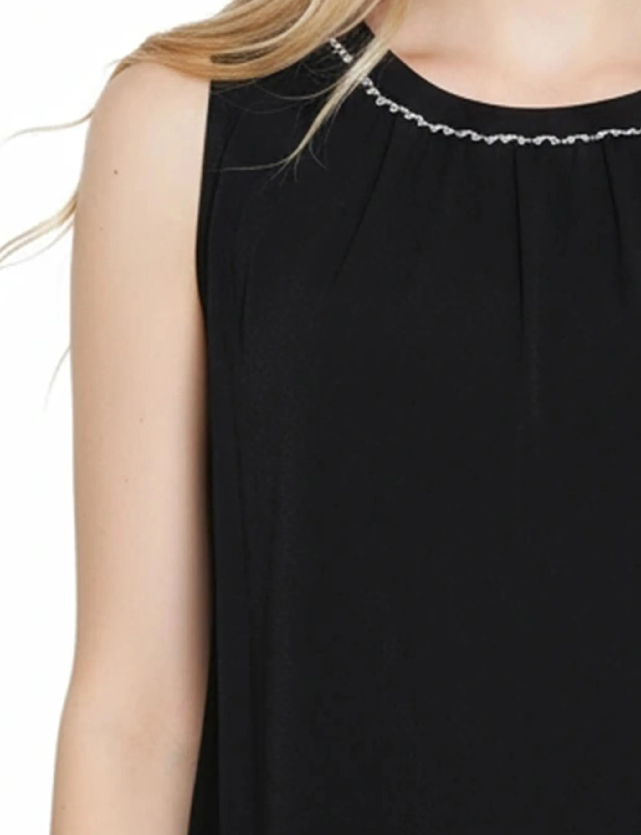 NY Collection Petite Sleeveless Blouson Top sold by Dress Barn product image thumbnail 2