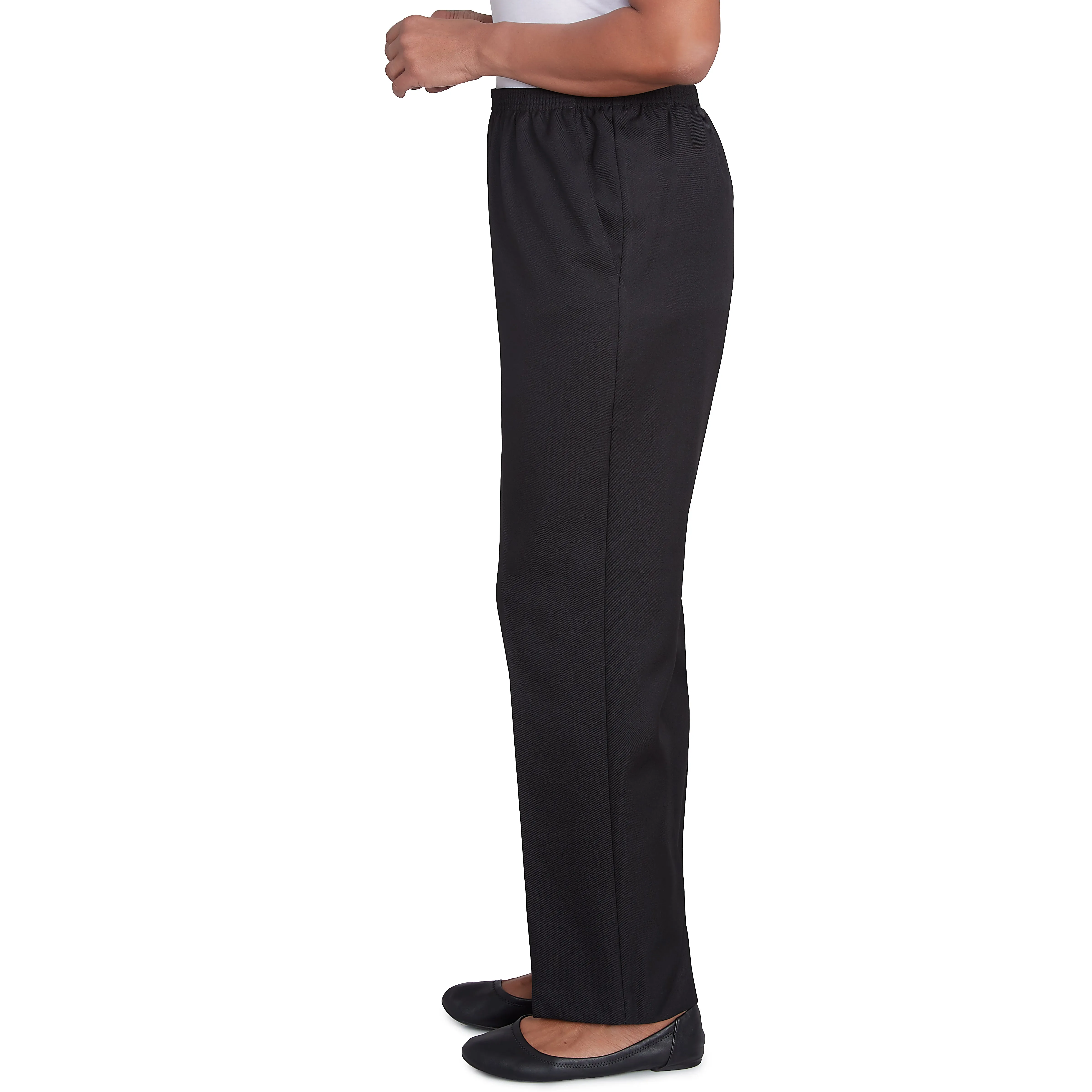 Alfred Dunner Classic Proportioned Pant Average Length, Petite sold by Dress Barn product image thumbnail 4