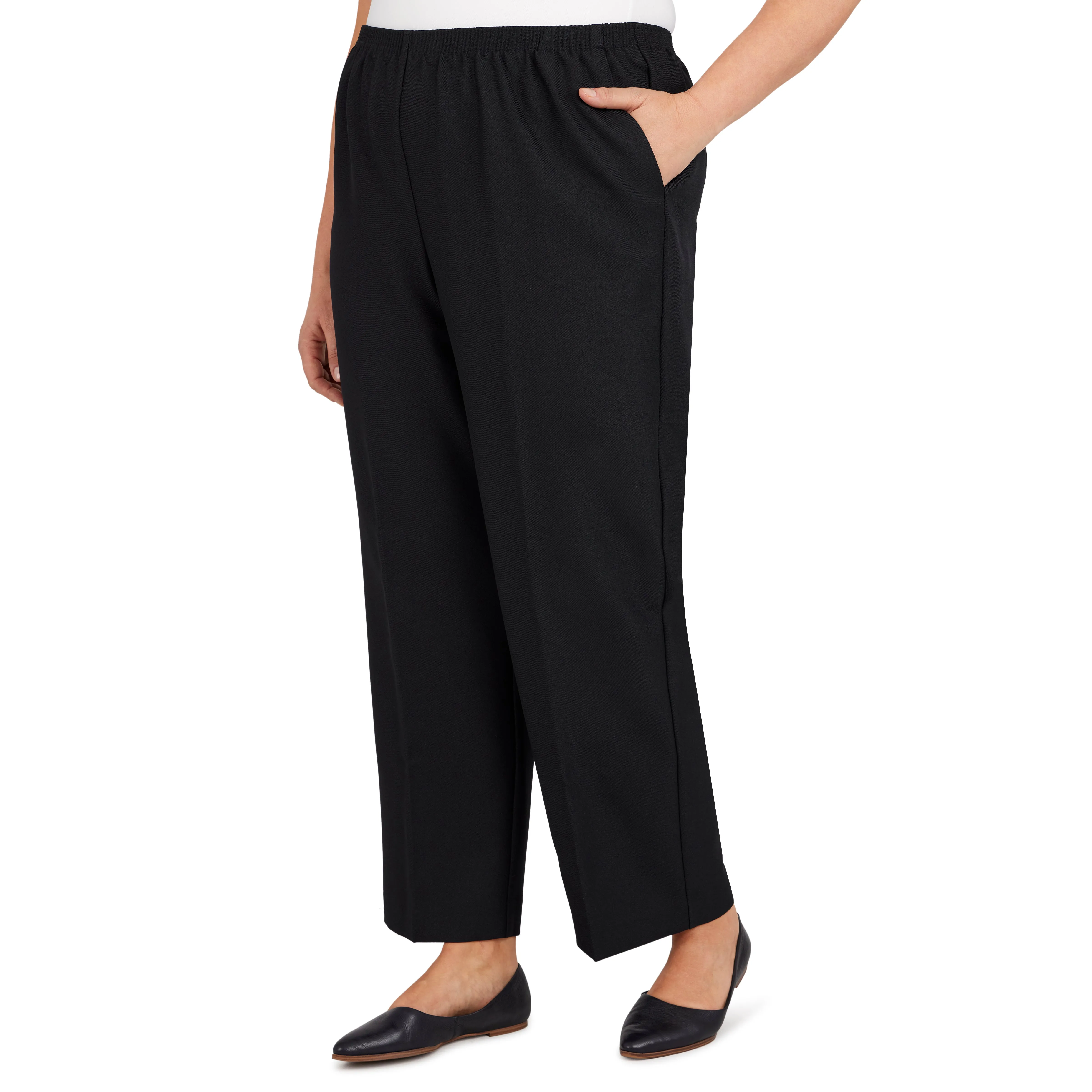 Alfred Dunner Classic Proportioned Pant Short Length, Plus sold by Dress Barn product image thumbnail 3